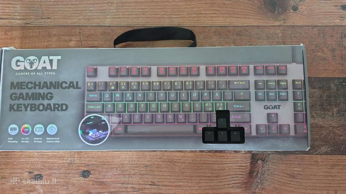 Mechaninė klaviatūra Goat Rgb