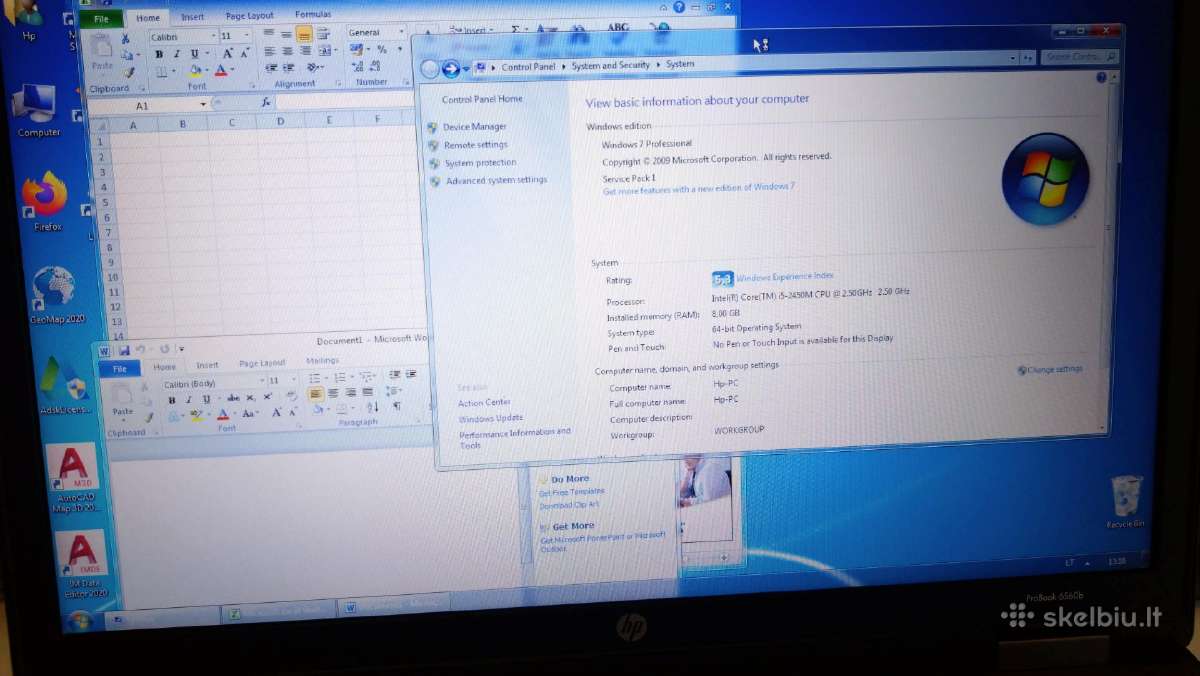 Hp Probook 6560b I5/8gb RAM/ Amd 6470/500gb SSD - nuotraukos Nr. 8