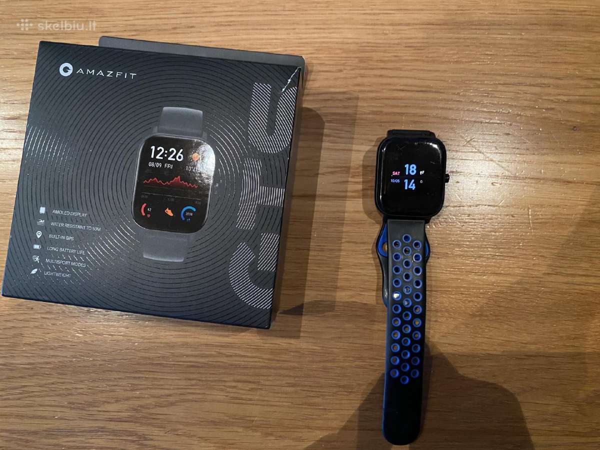 Naudotas Xiaomi Amazfit Gts laikrodis. Dabar uždėt
