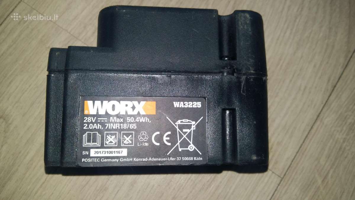 Worx vejos rob.baterija