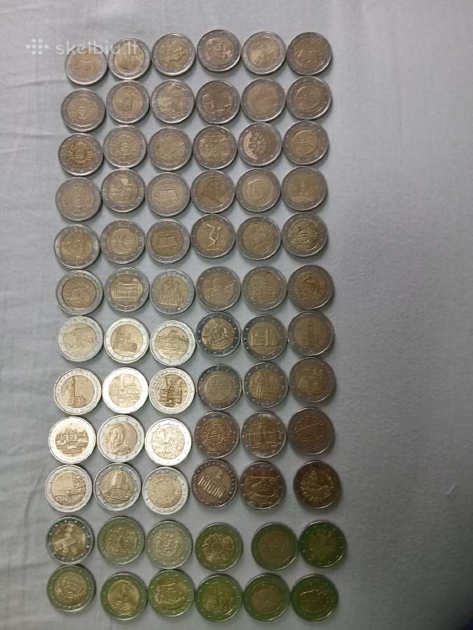 2€ jubiliejinės monetos