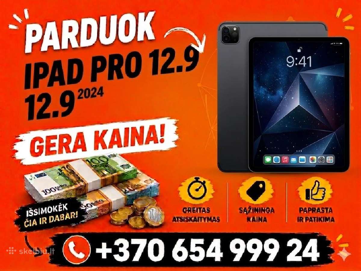 Perku iPad Pro planšetini kompiuteri planšete