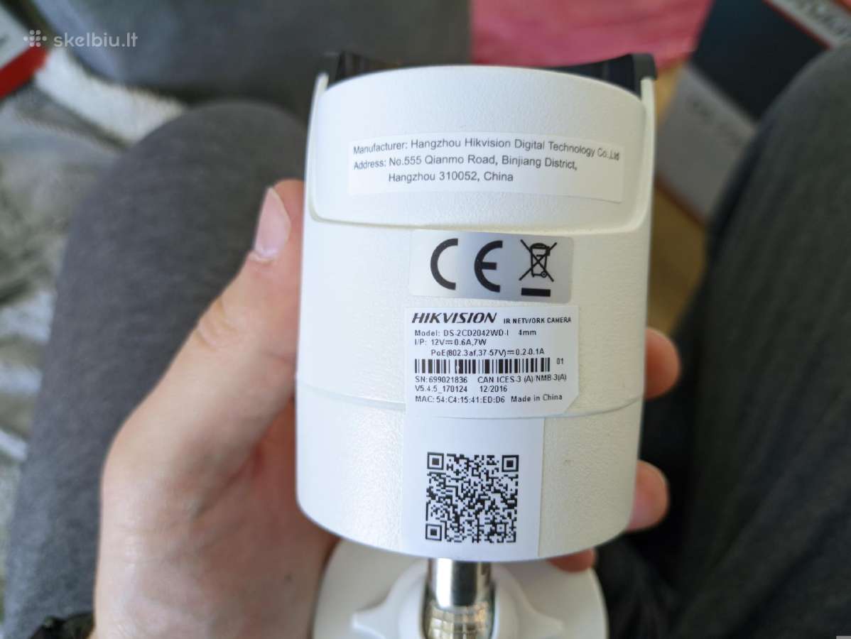 Hikvision DS-7200 ir 3 kameros - nuotraukos Nr. 4