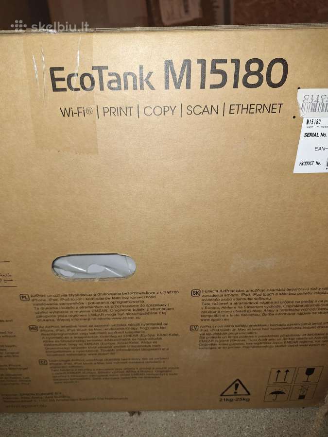 Epson Ecotank M15180 A3 Wi-fi spausdintuvas - nuotraukos Nr. 2
