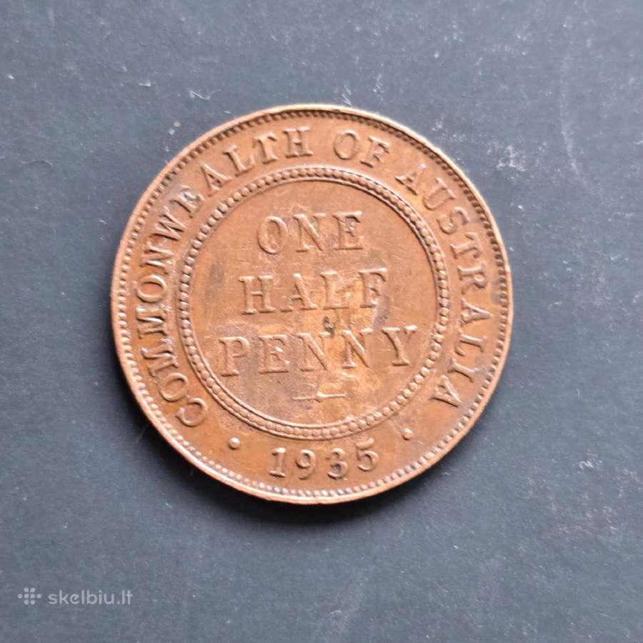 Australija 1935 1/2 penny
