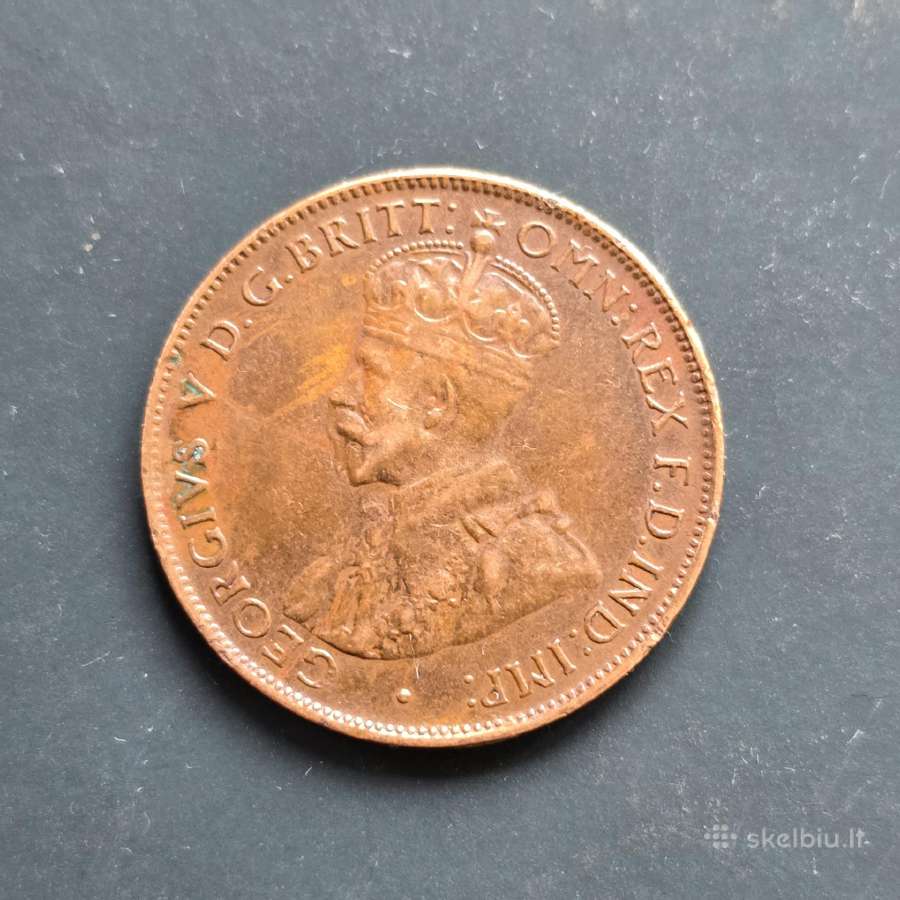 Australija 1935 1/2 penny - nuotraukos Nr. 2
