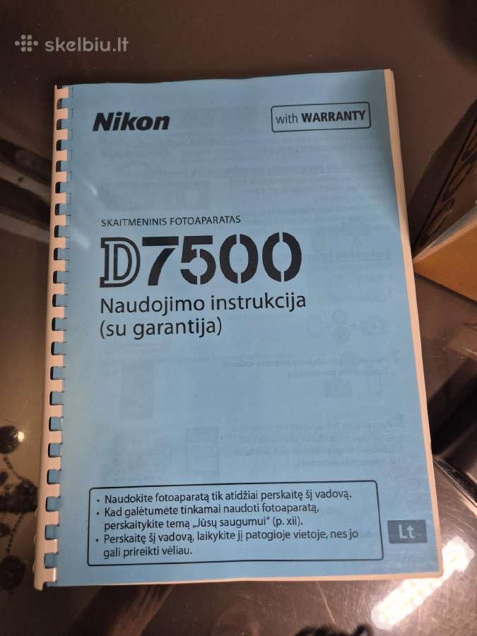 Nikon D7500 body - nuotraukos Nr. 10
