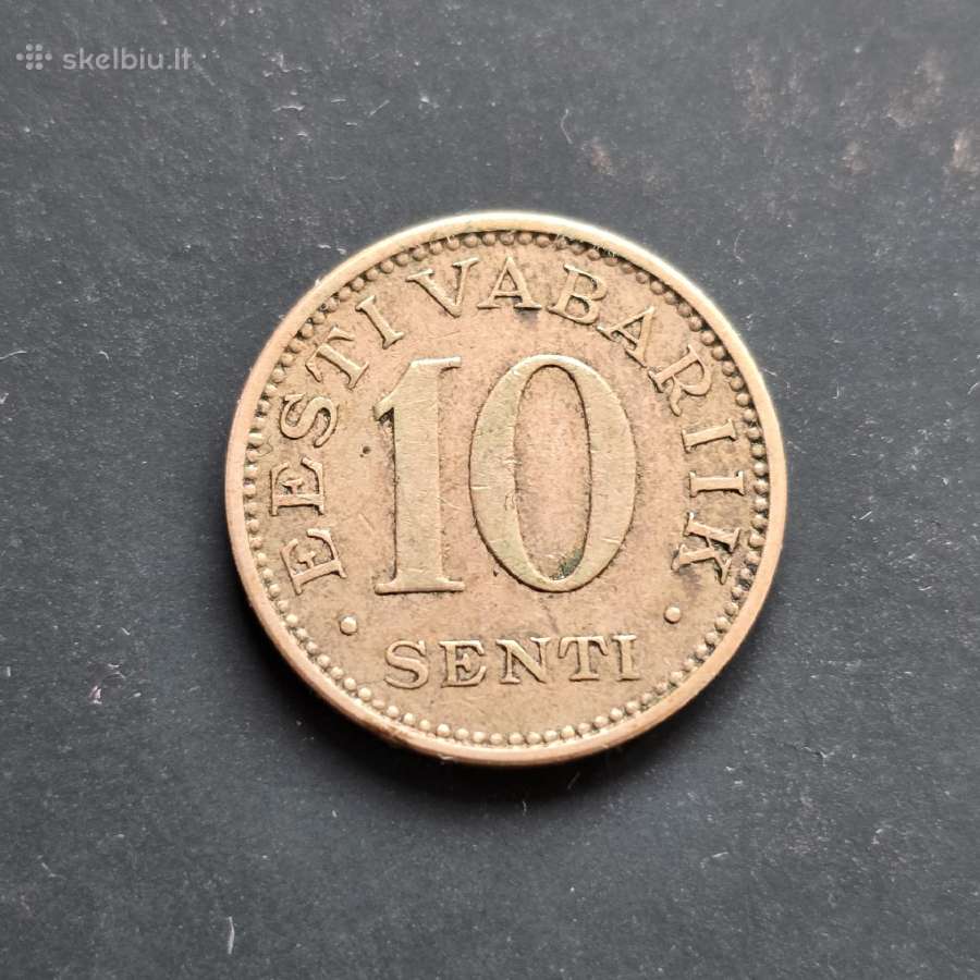 Estija 1931 10 senti - nuotraukos Nr. 2