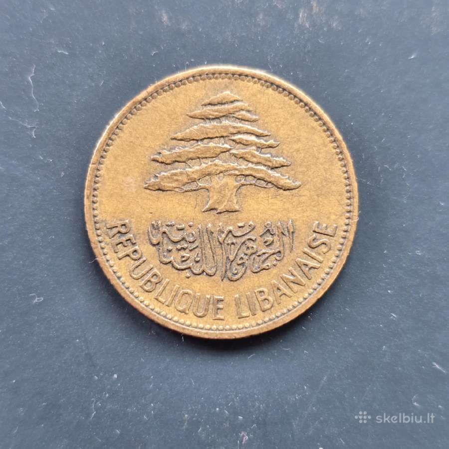 Libanas 1961 25 piastres