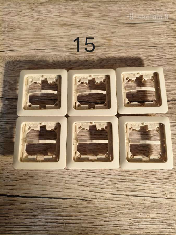 Jung rozetės, jungikliai, rėmeliai ir t.t. - nuotraukos Nr. 15