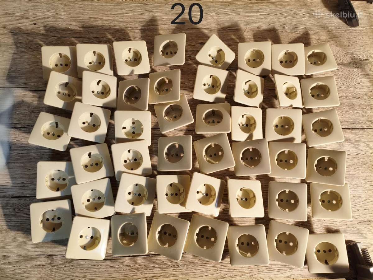 Jung rozetės, jungikliai, rėmeliai ir t.t. - nuotraukos Nr. 20
