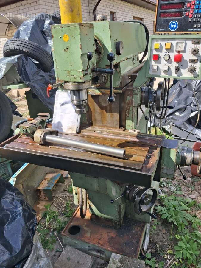 Metalo frezavimo staklės Hekert Fuw 315/3