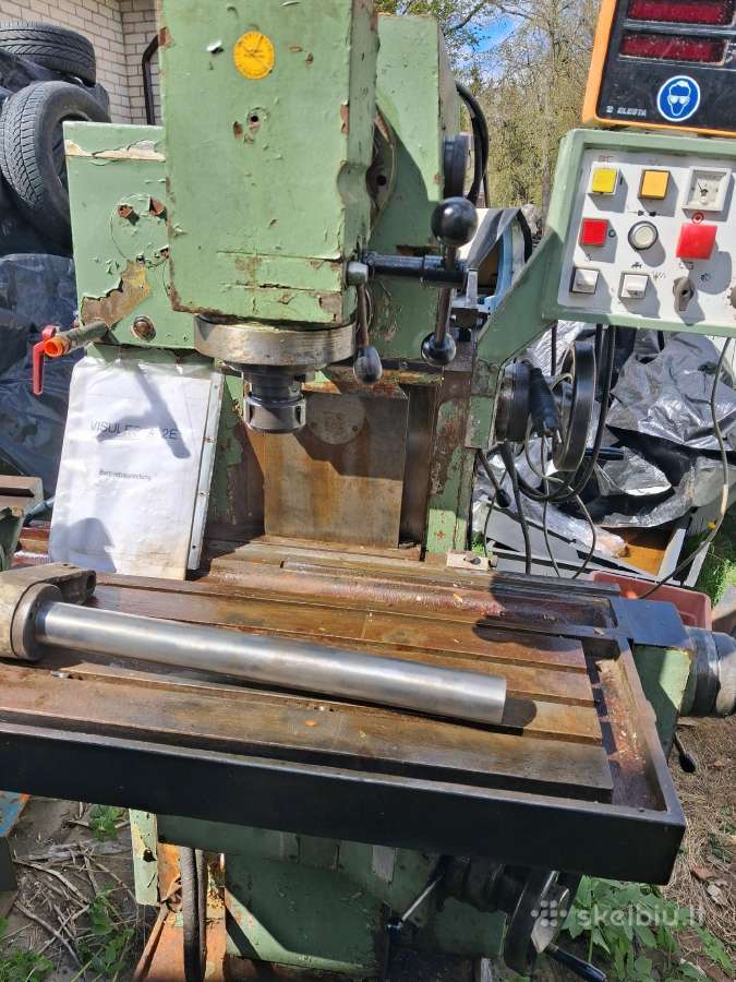 Metalo frezavimo staklės Hekert Fuw 315/3 - nuotraukos Nr. 3