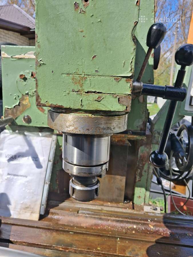 Metalo frezavimo staklės Hekert Fuw 315/3 - nuotraukos Nr. 4