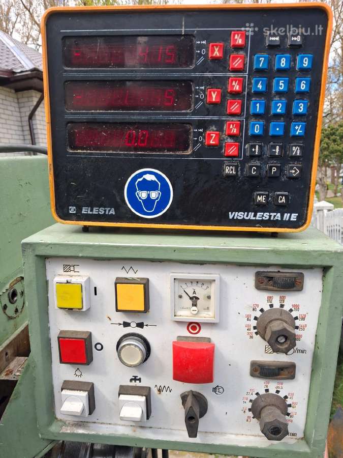 Metalo frezavimo staklės Hekert Fuw 315/3 - nuotraukos Nr. 12