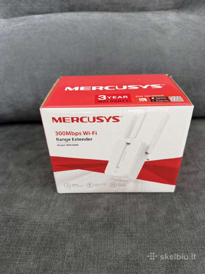 Mercusys WiFi Range extender mw300re