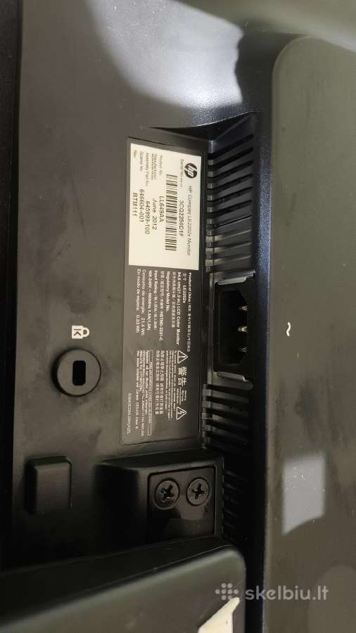Hp Compaq Le2202x monitorius - nuotraukos Nr. 3