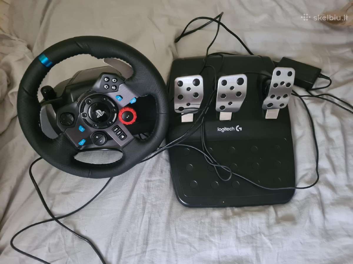 Logitech g29 vairas, pedalai