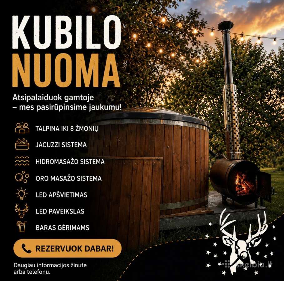Kubilo nuoma Varėnos raj.