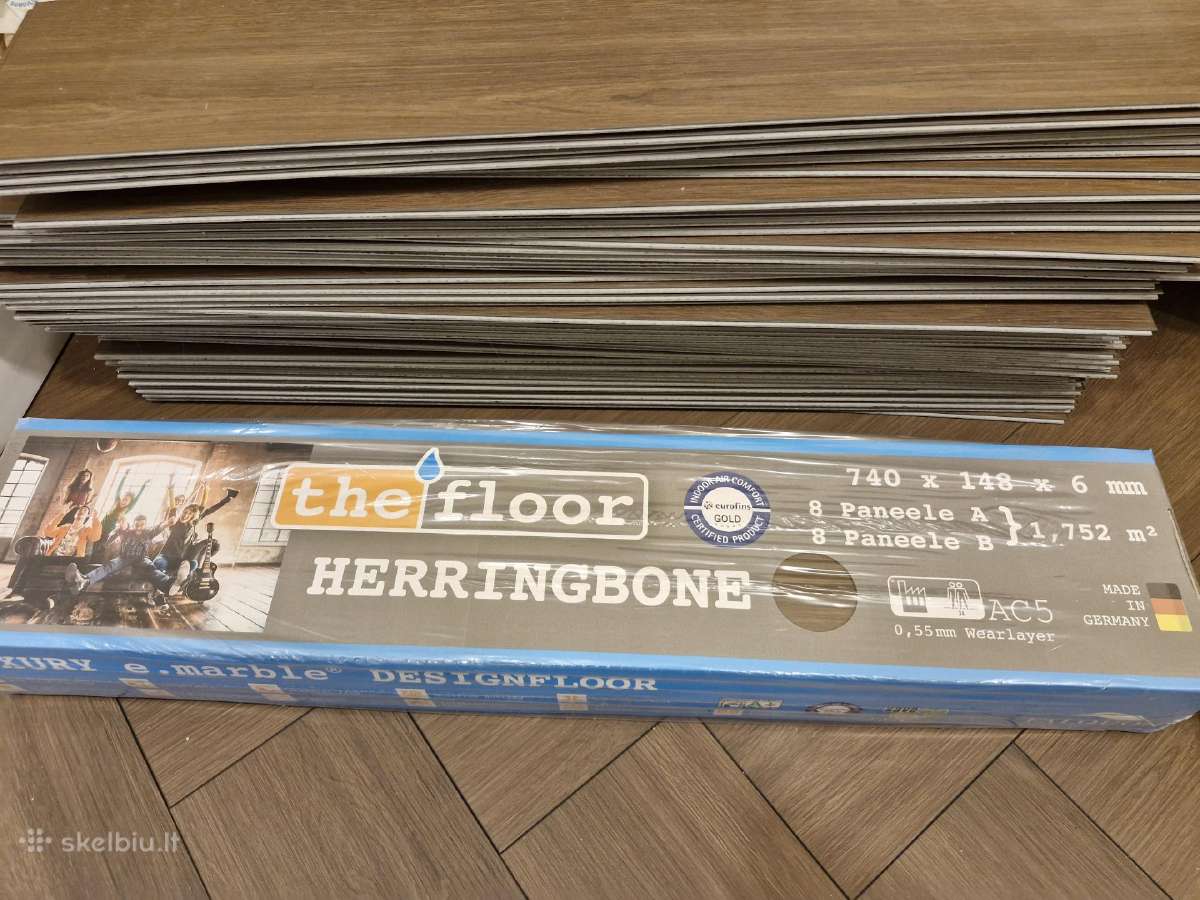 Falquon herringbone marrone oak P6005