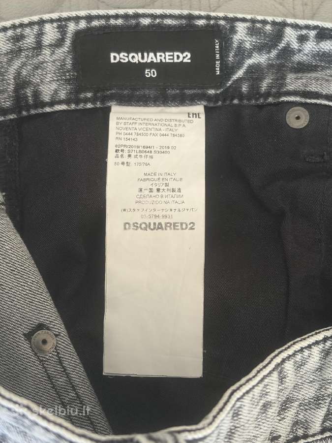Originalus Dsquared dzinsai - nuotraukos Nr. 4
