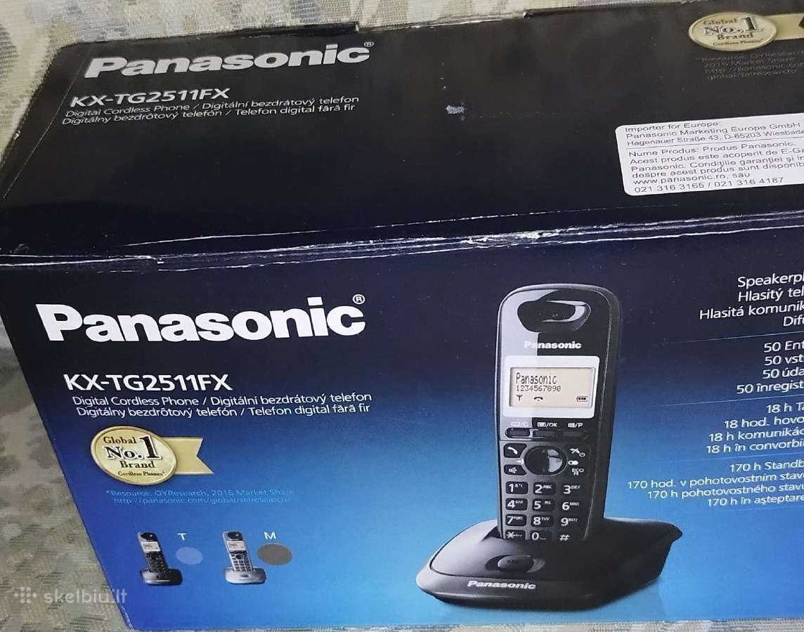 Panasonic telefonas - nuotraukos Nr. 3
