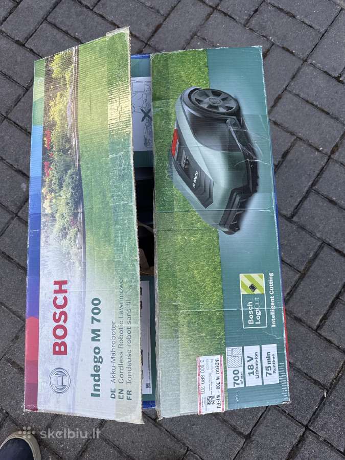 Sodo robotas žiliapjove Bosch m700 - nuotraukos Nr. 4