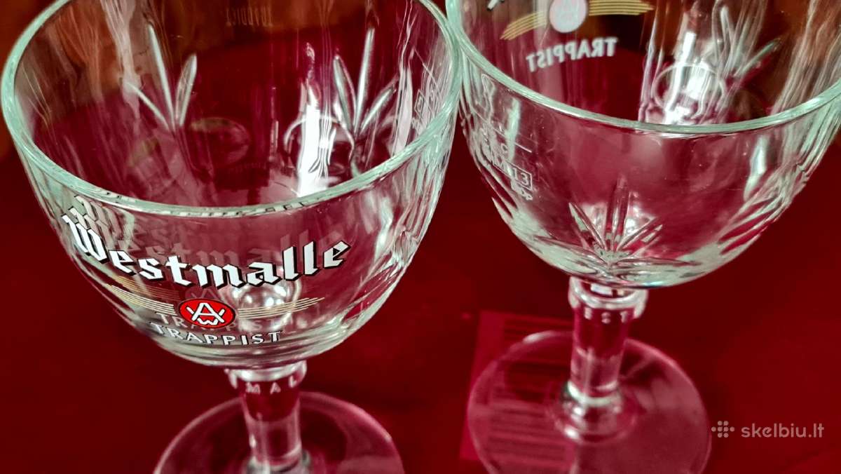 Dvi taurės Westmalle Trappist - nuotraukos Nr. 3
