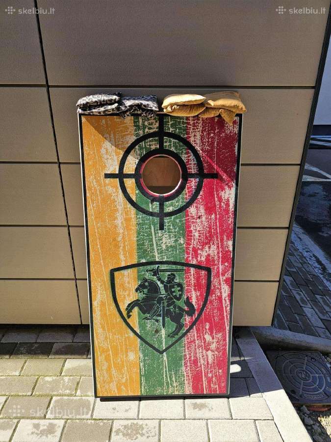 Pagamintas Cornhole žaidimas