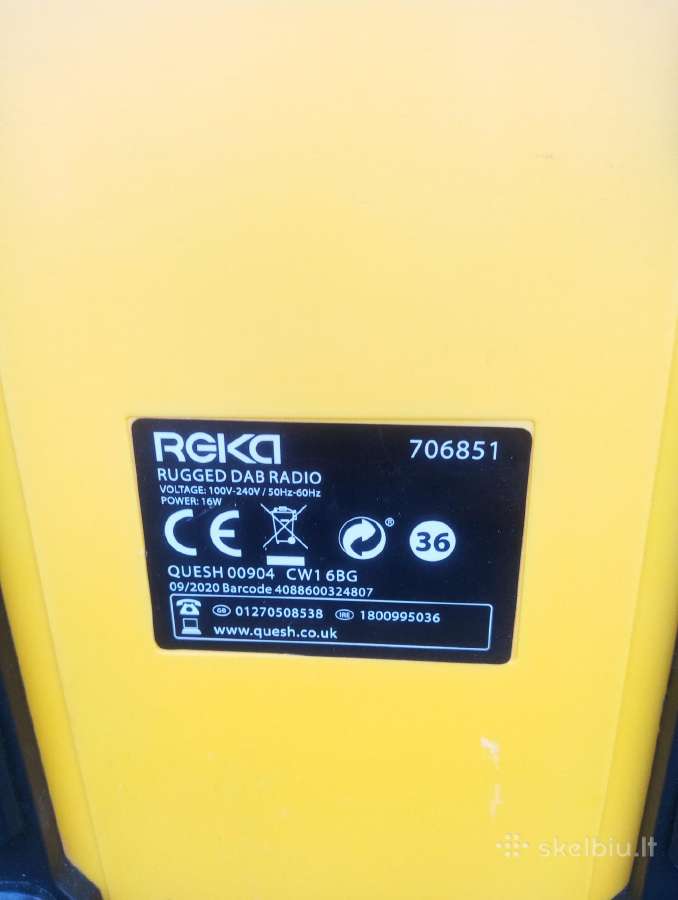 Reka rugged radijas - nuotraukos Nr. 3