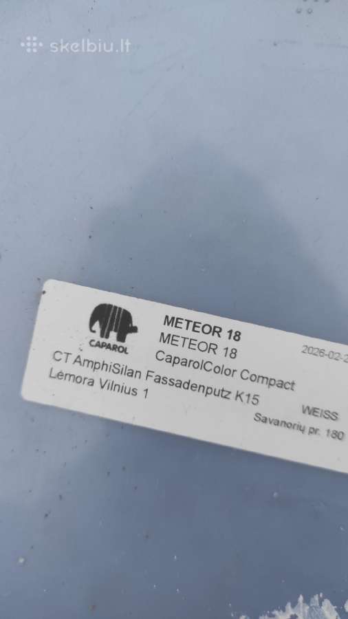 Caparol Amphisilan K15 tinkas - nuotraukos Nr. 2