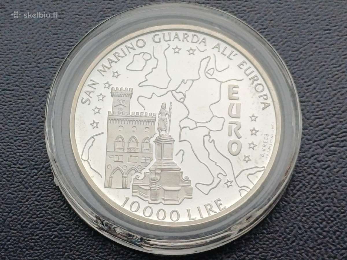 10000 lirų 1996m. San Marinas sidabras
