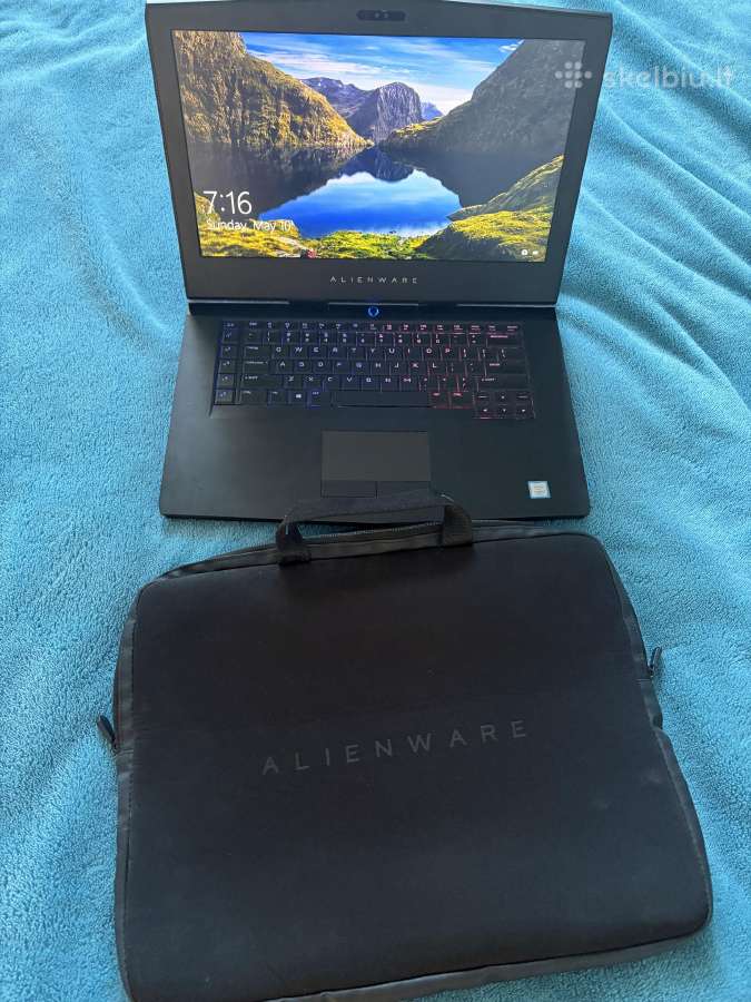 Alienware r3 15 1060 7core 7th gen. Laptopas