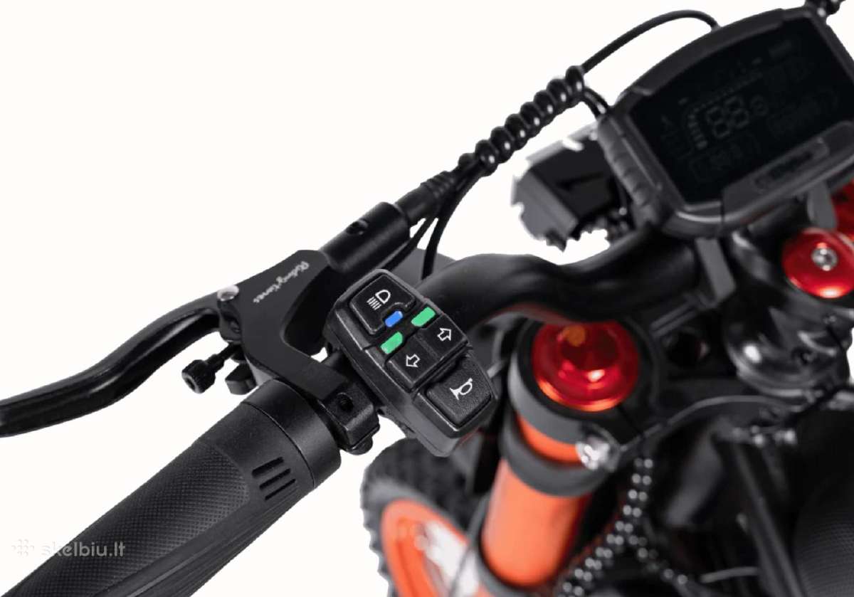 Gt54 elektrinis motociklas paaugliams - nuotraukos Nr. 14