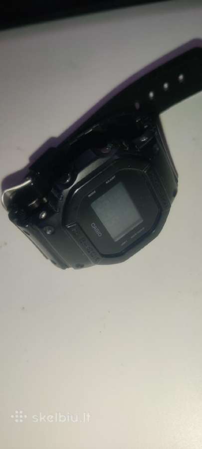Casio Gshock Dw-5600bb-1 - nuotraukos Nr. 5