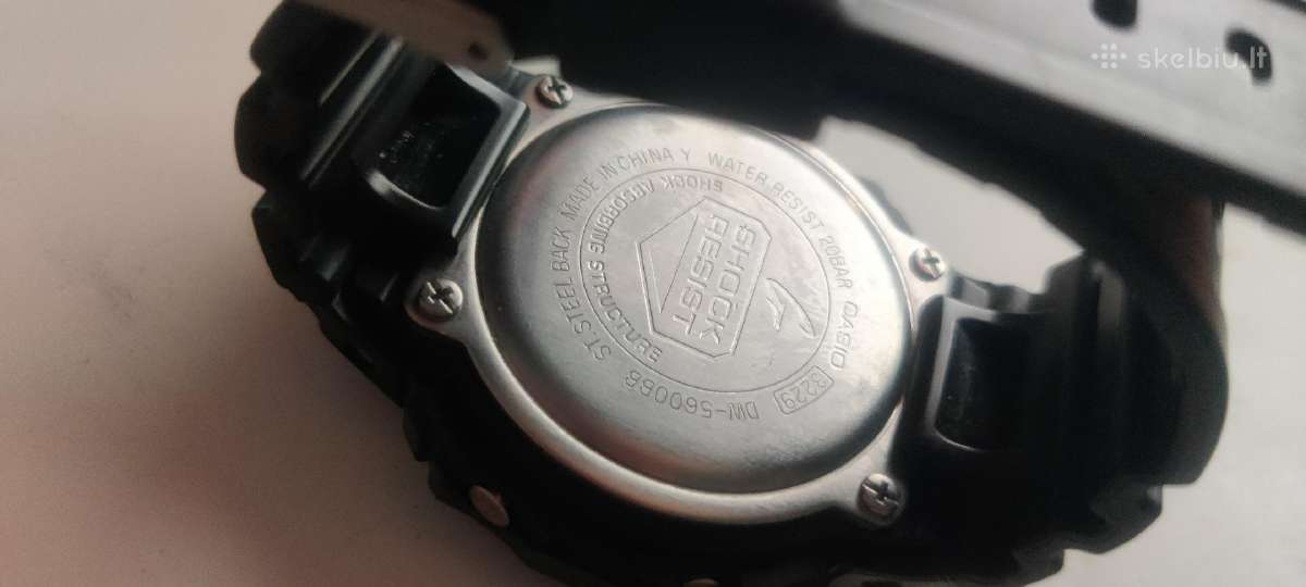 Casio Gshock Dw-5600bb-1 - nuotraukos Nr. 6