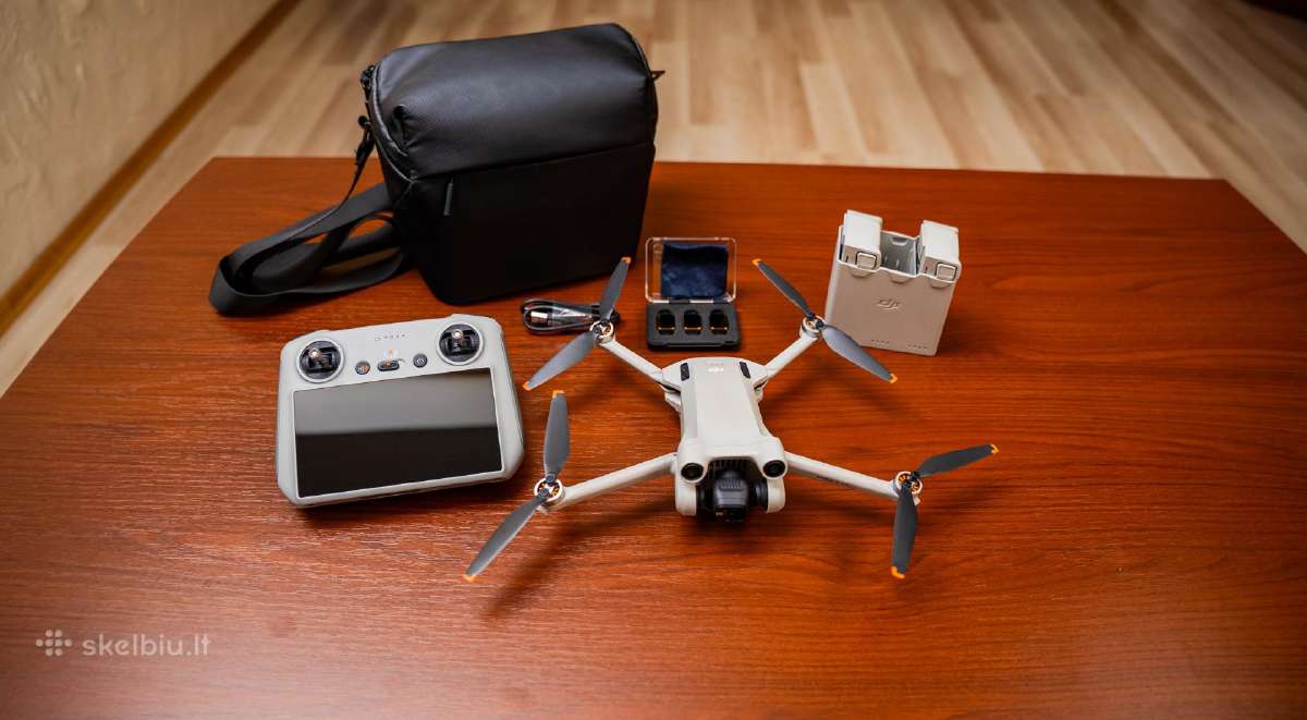 Dji Mini 3 Pro Fly More Combo + Nd filtrų rinkinys
