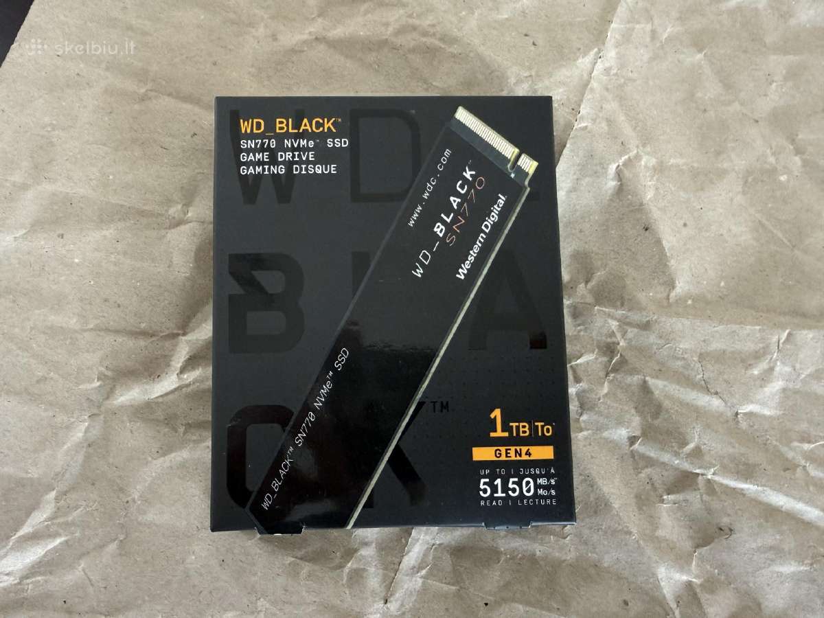 Wd Black Sn770 1tb M.2 2280 Gen4 Nvme SSD