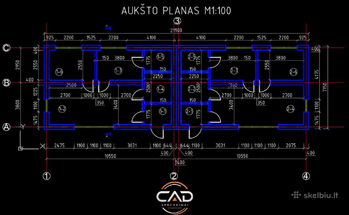 Autocad brėžinių braižymas / perbraižymas - nuotraukos Nr. 3