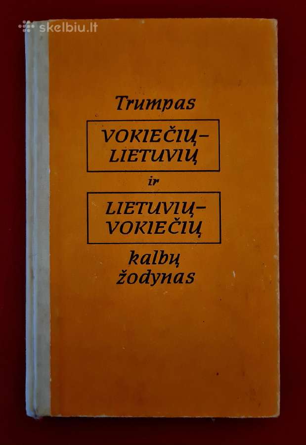 Vokiečių-lietuvių kalbos žodynas