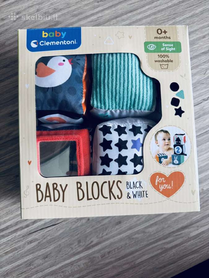 Minkštos lavinamosios kaladėlės Clementoni