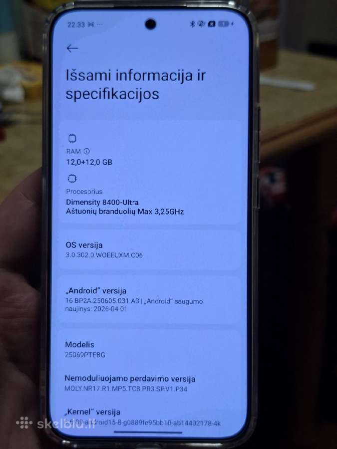 Xiaomi note 15t