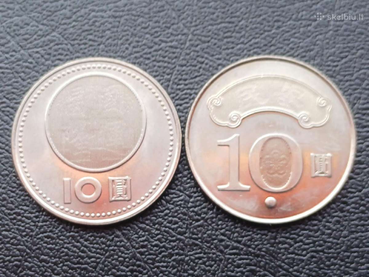 10 dolerių Taivanas unc. 2 vnt. - nuotraukos Nr. 3