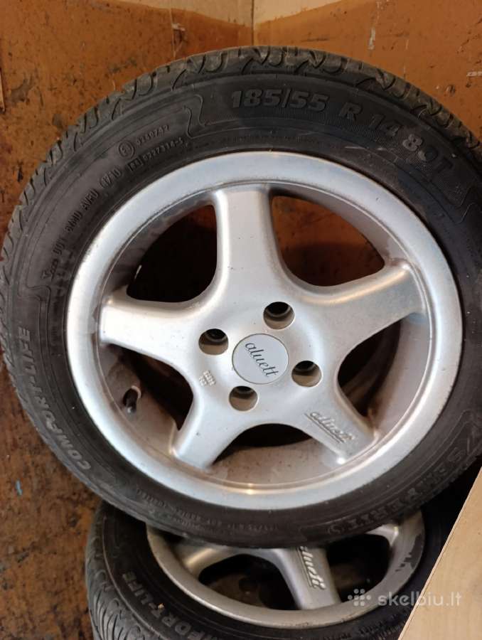 Ratlankiai su padangomis R14