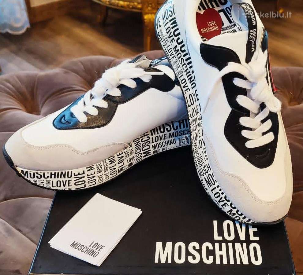 Nauji firminiai Moschino Love odiniai batai - nuotraukos Nr. 8