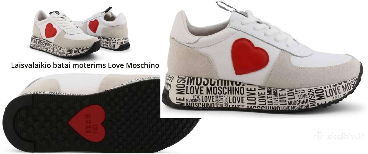 Nauji firminiai Moschino Love odiniai batai - nuotraukos Nr. 4