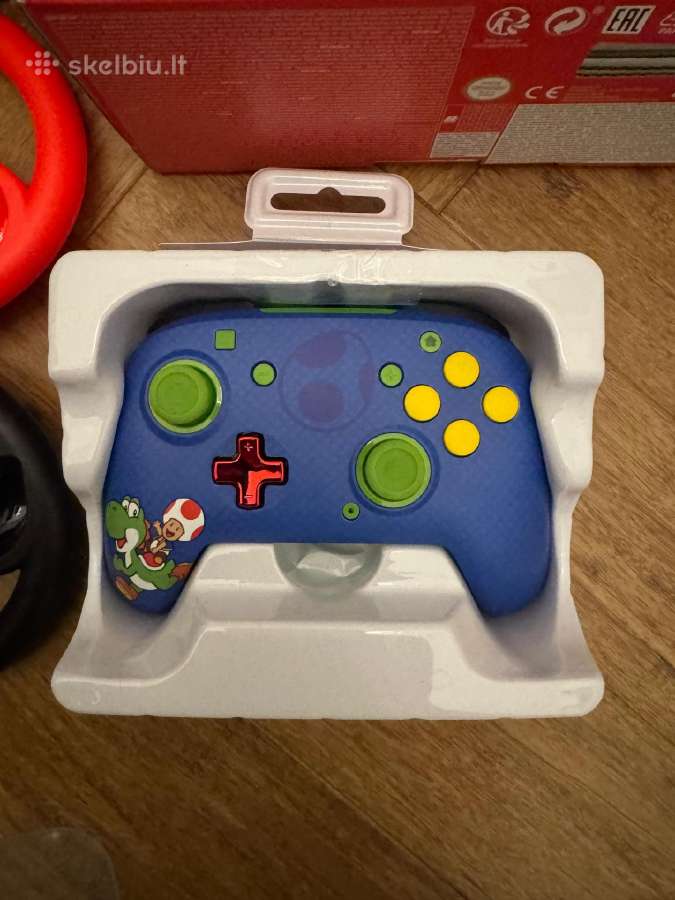 Nintendo Switch Oled komplektas + 4 pulteliai - nuotraukos Nr. 3