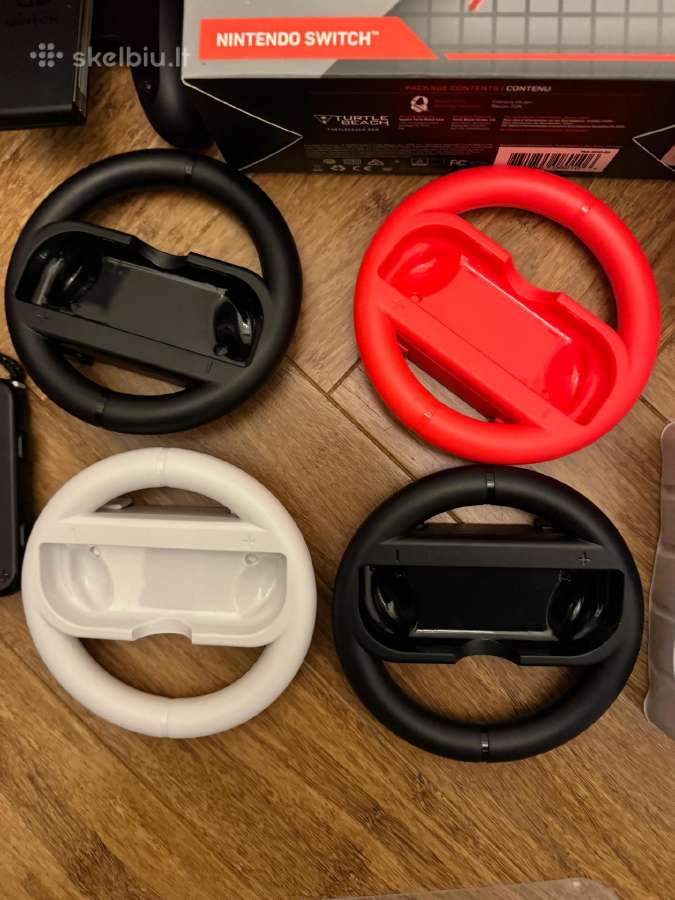 Nintendo Switch Oled komplektas + 4 pulteliai - nuotraukos Nr. 4