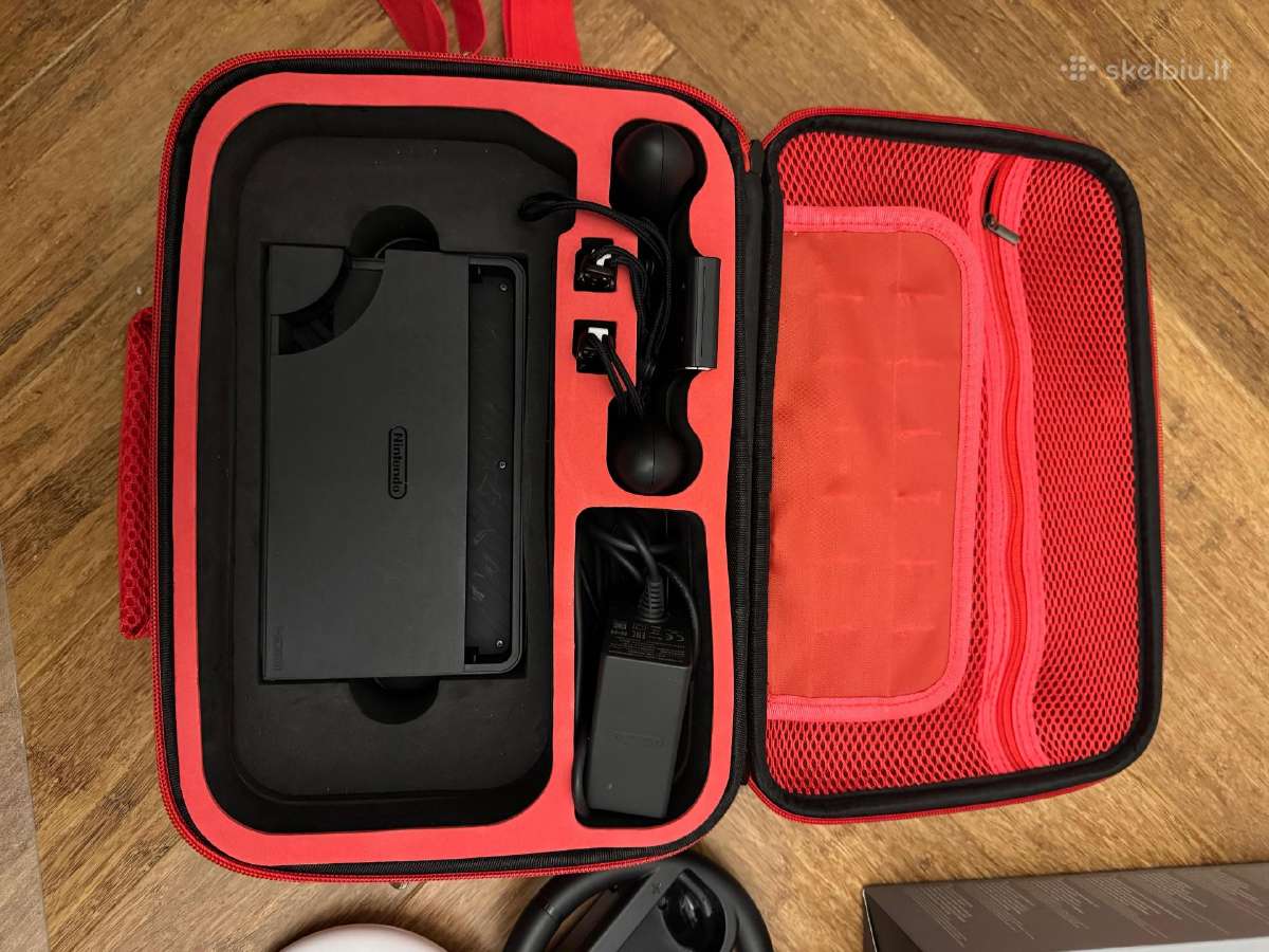 Nintendo Switch Oled komplektas + 4 pulteliai - nuotraukos Nr. 12