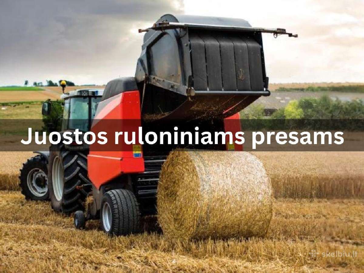 Diržai ruloniniams presams, juostos presams - nuotraukos Nr. 5